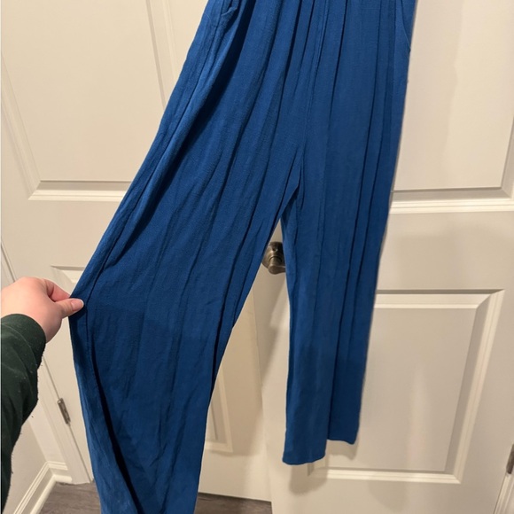 Gilli Blue Wide Leg Jumpsuit - Picture 2 of 5